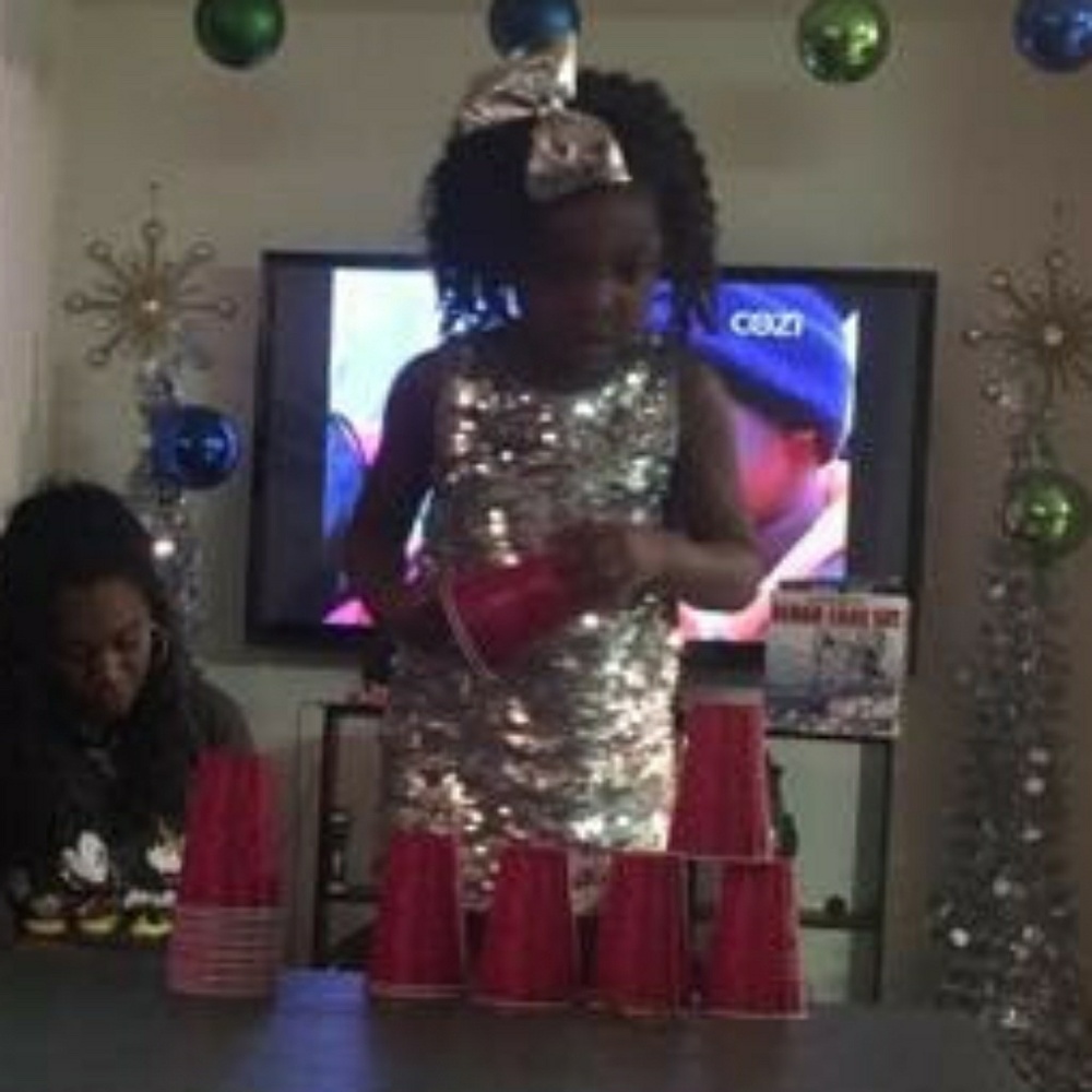 Cute sequence toddler dress